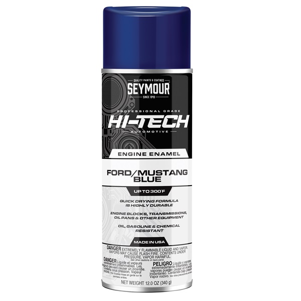 SEYMOUR® HI-TECH 300 Degree Engine Enamels - Ford/Mustang Blue, 12 oz